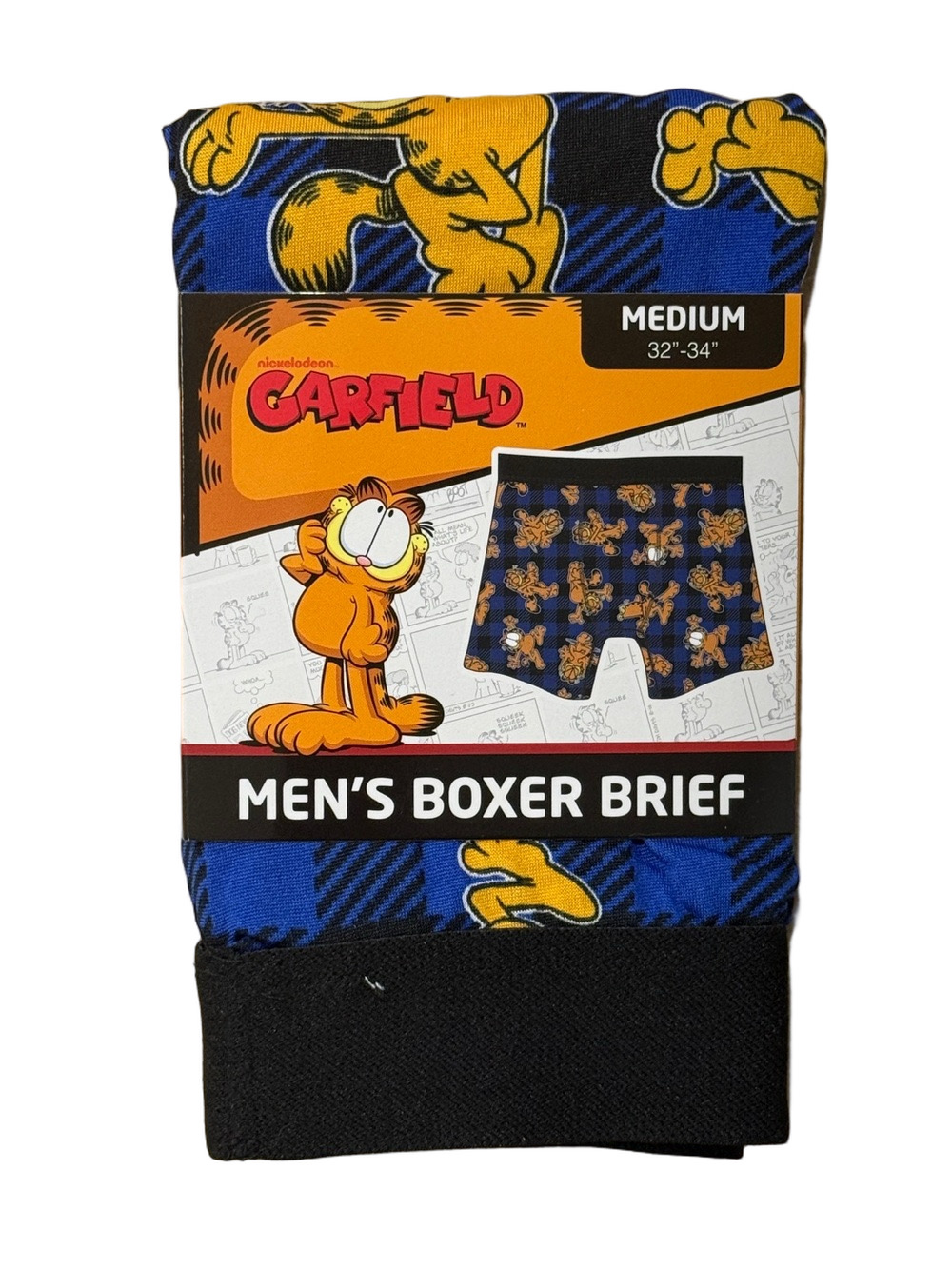 Mens Garfield The Cat Licensed Boxer Briefs - Size Medium - NWT